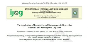 Horizon Perdana contributes to the latest development of Machine Learning in geoscientific subject by submitting an article to Indonesian Journal on Geoscience